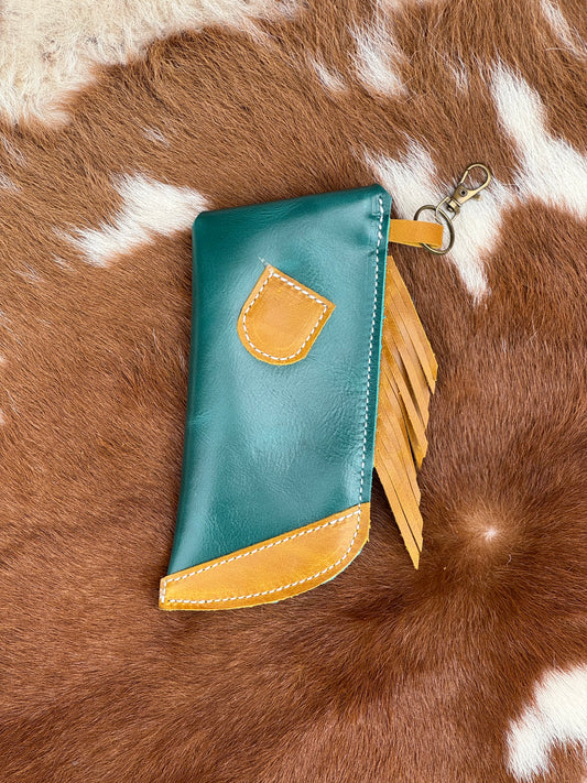 Chap-Stick Sunglass Holder Yellow & Turquoise