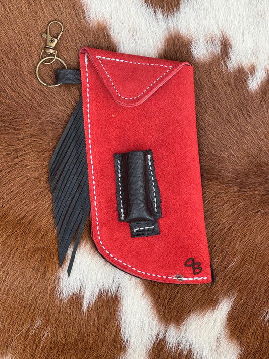 Chap-Stick Sunglass Holder Cherry & Black
