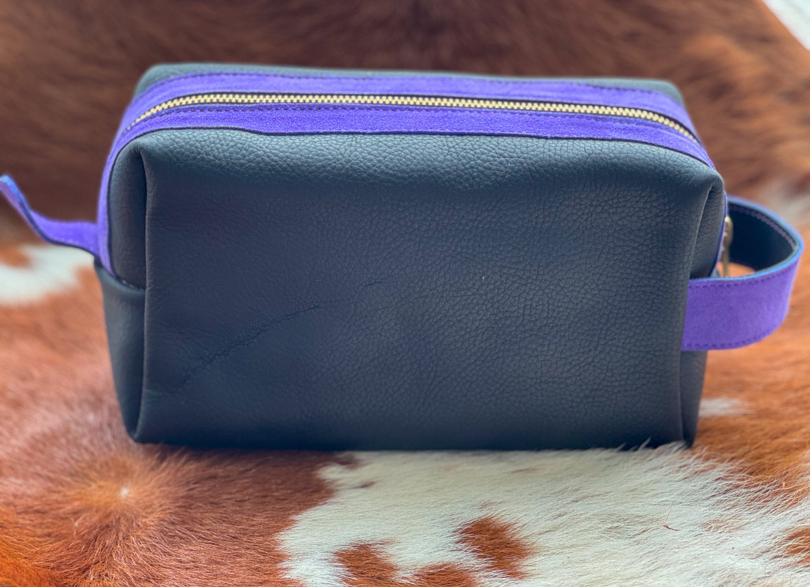 Purple Neon Dopp Kit