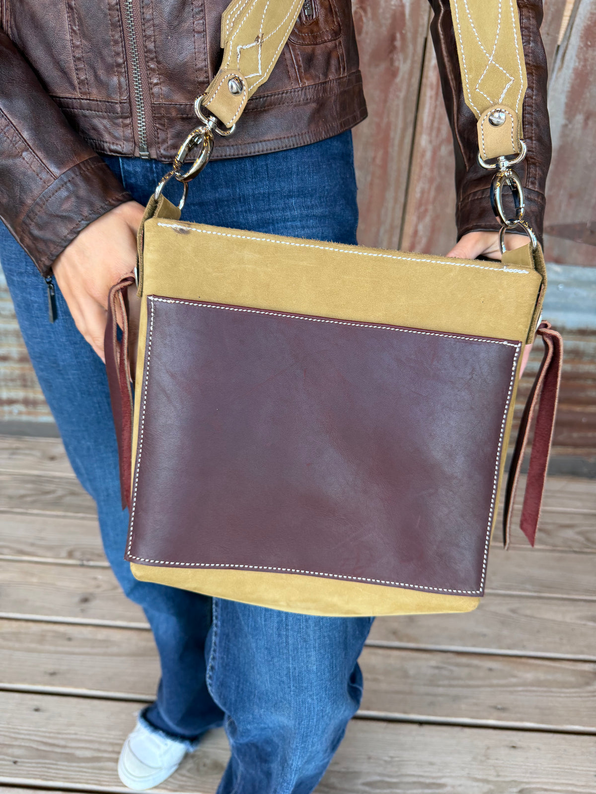 Pistachio and Wine Purse