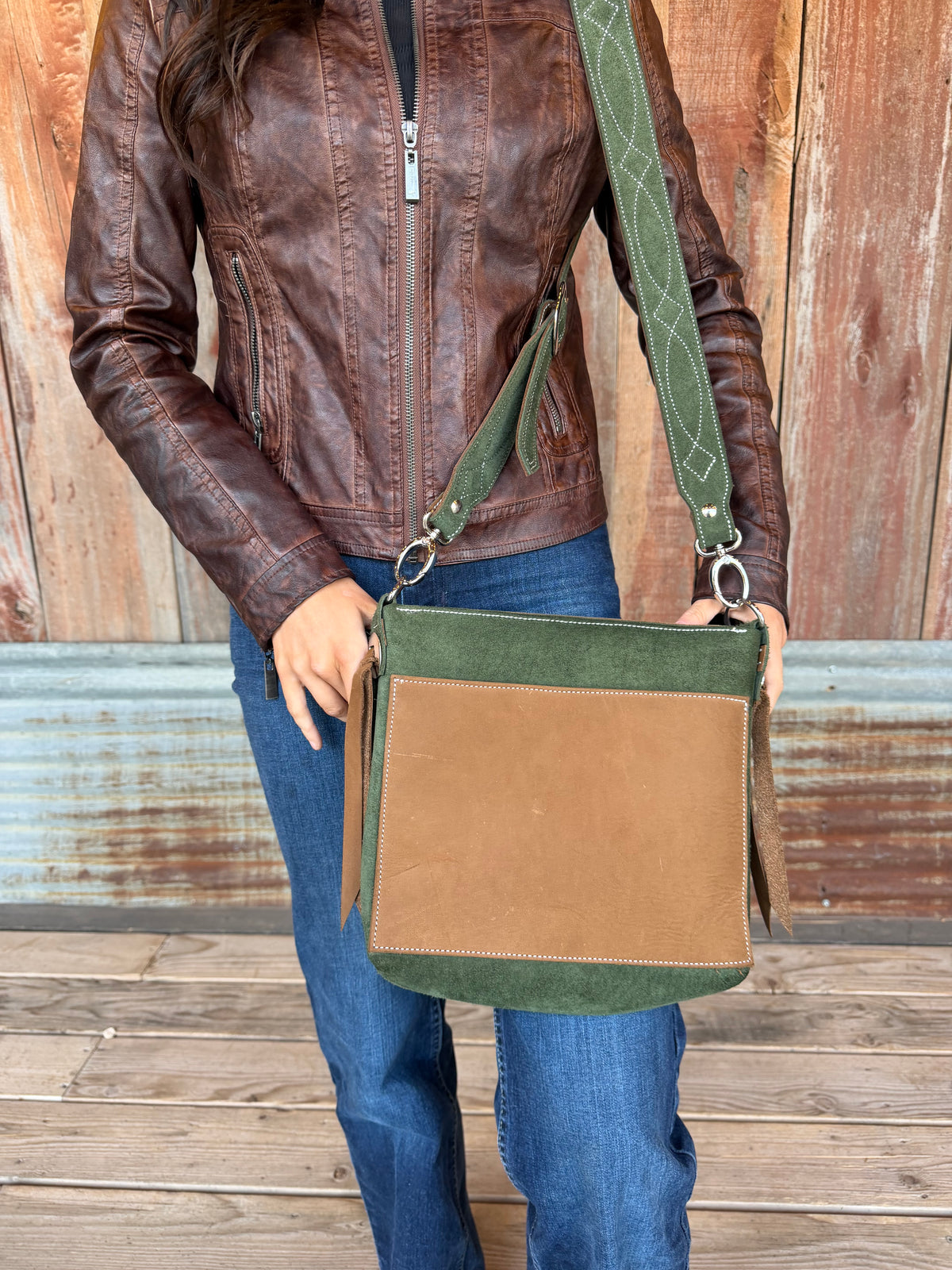 Evergreen Toe Bug Purse