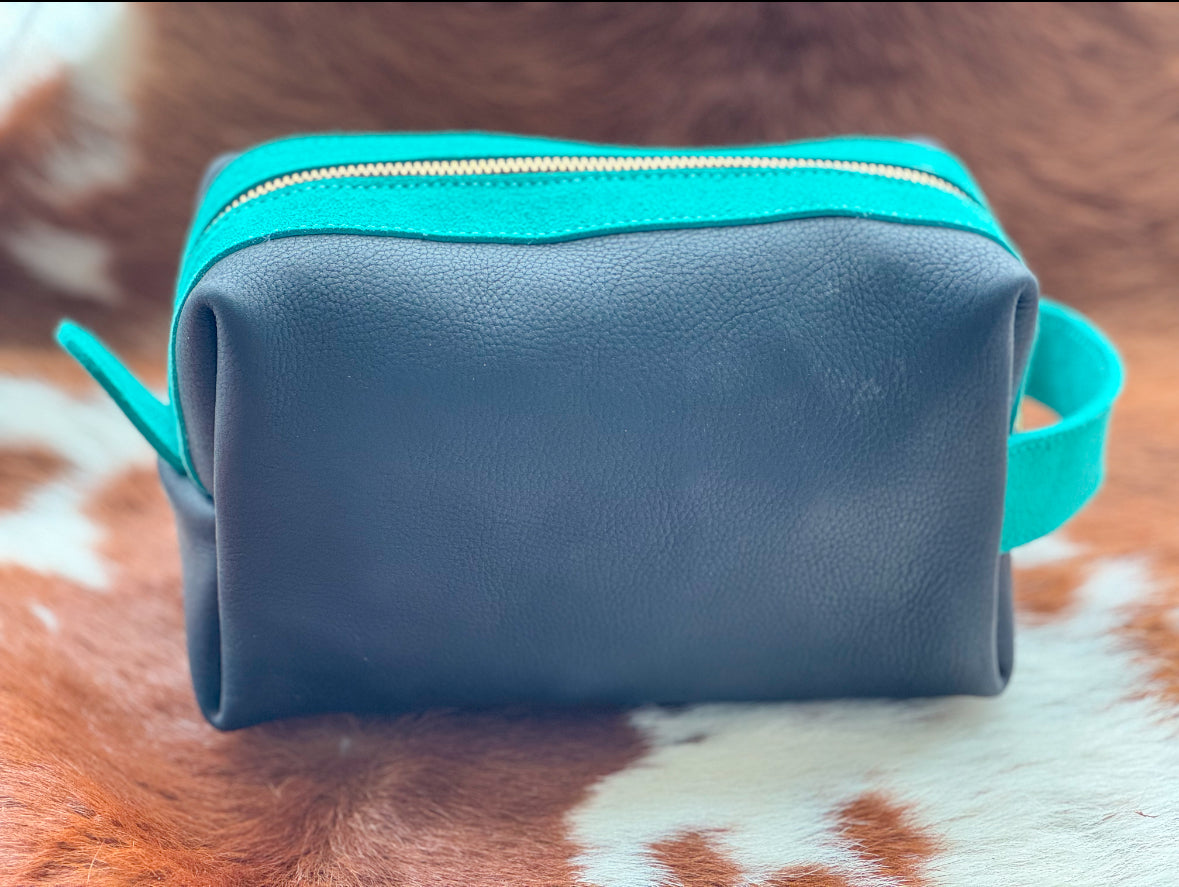 Midnight Turquoise Dopp Kit