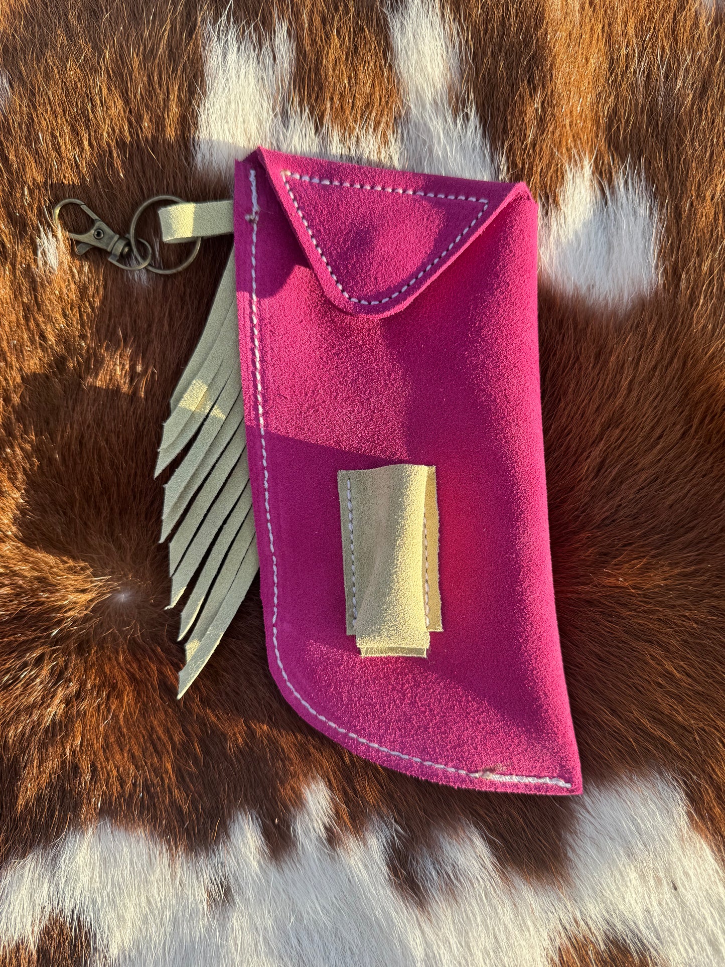 Chap-Stick Sunglass Holder pink & Pistachio