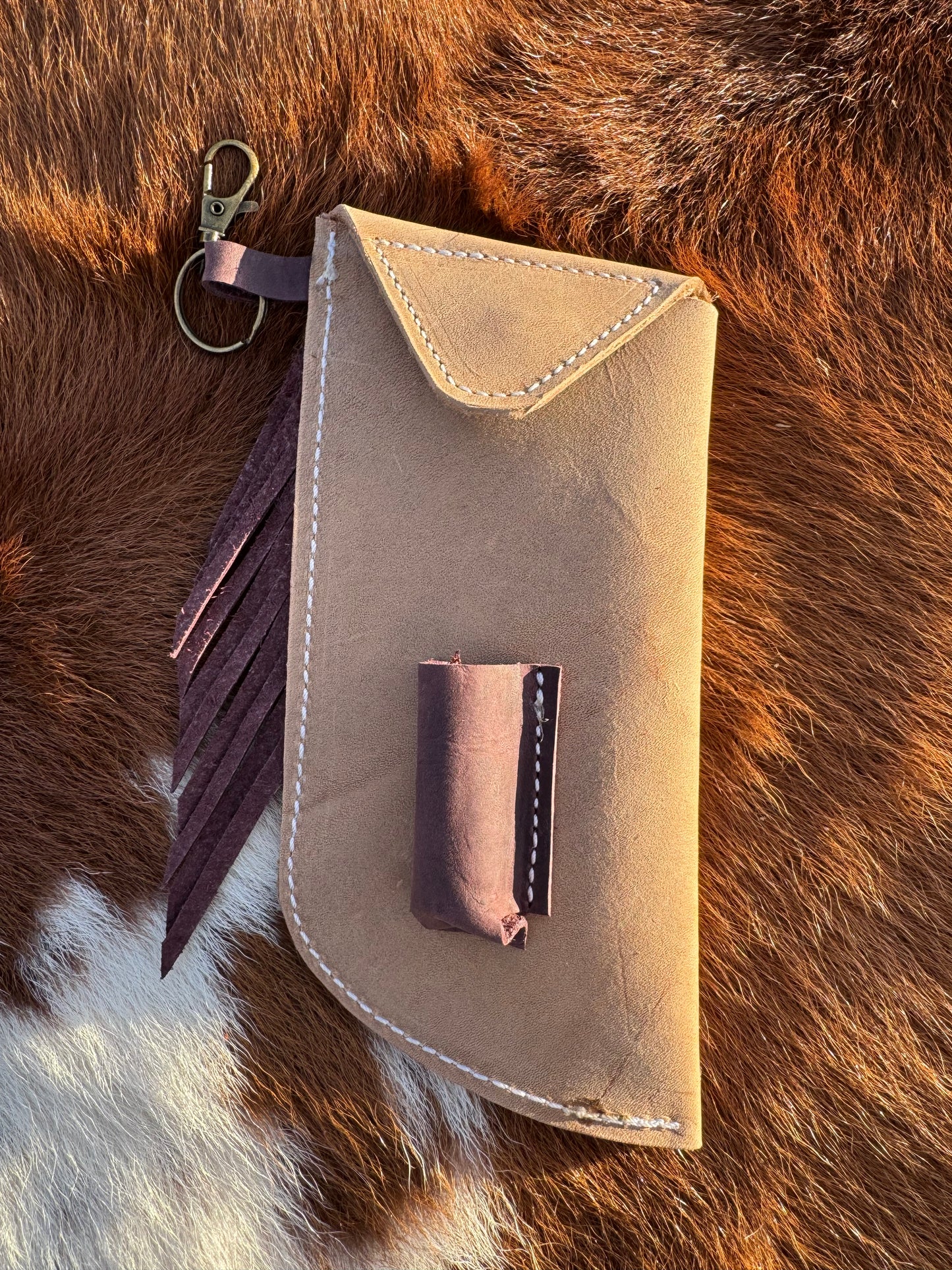 Chap-Stick Sunglass Holder Peanut & Plum