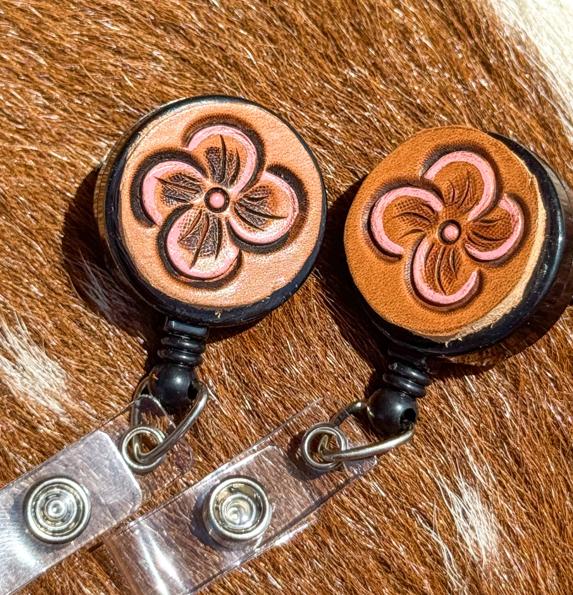 Pink Bloom badge reel