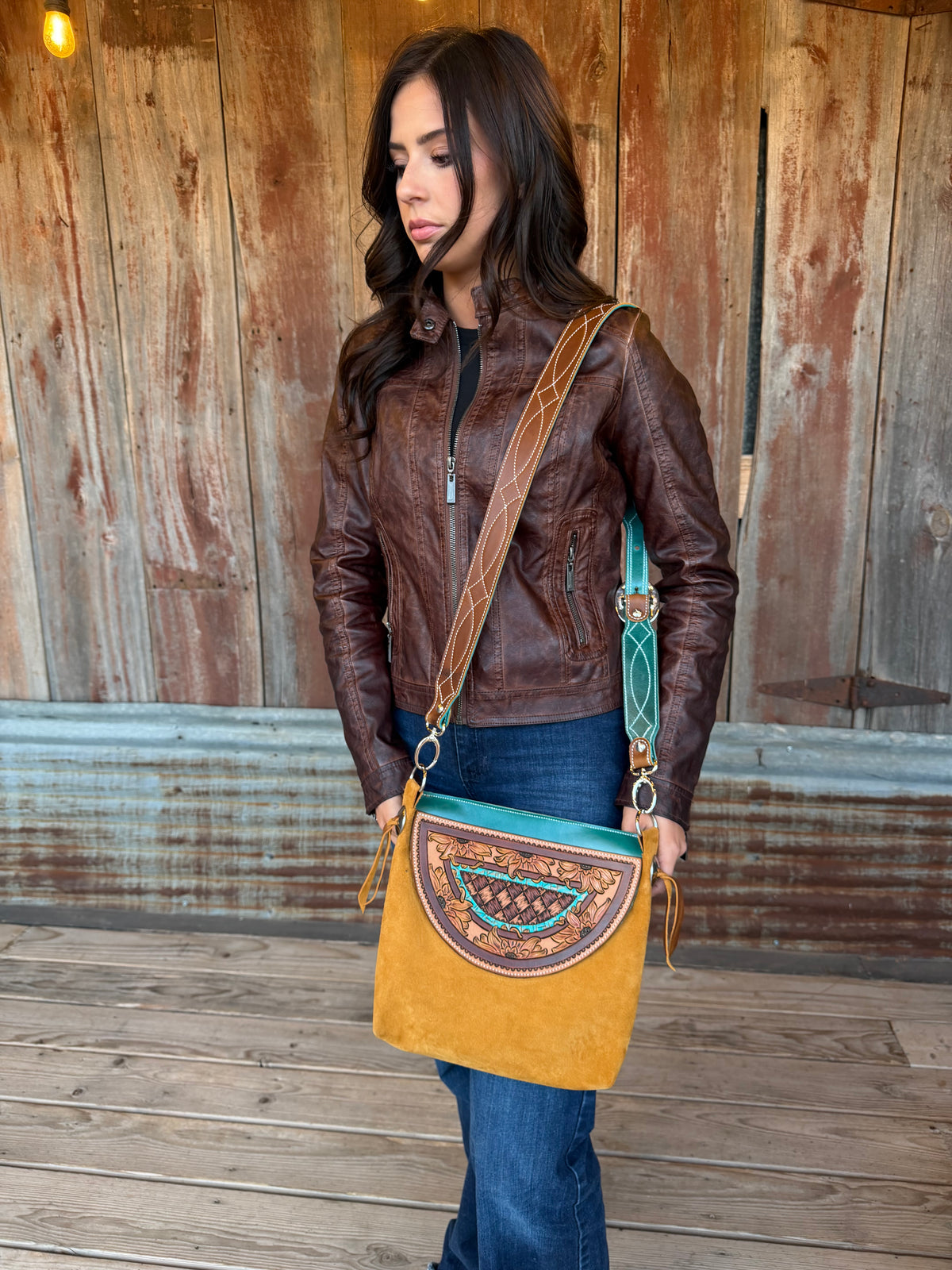 Sunny Basketweave Purse