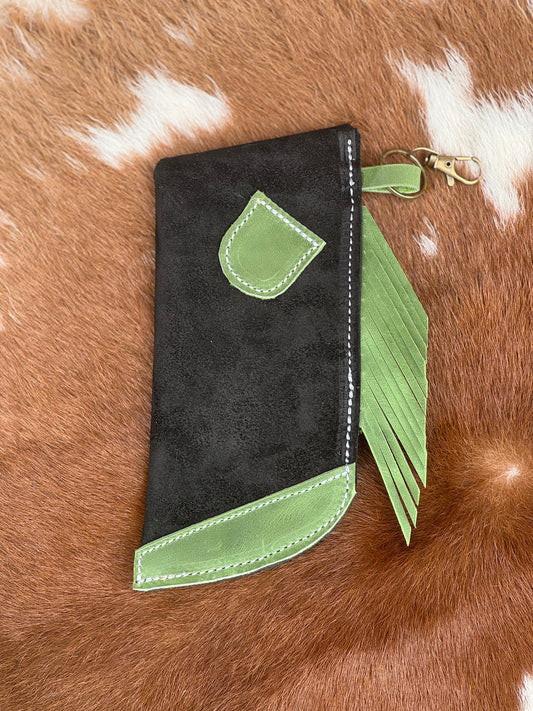 Chap-Stick Sunglass Holder Green & Black