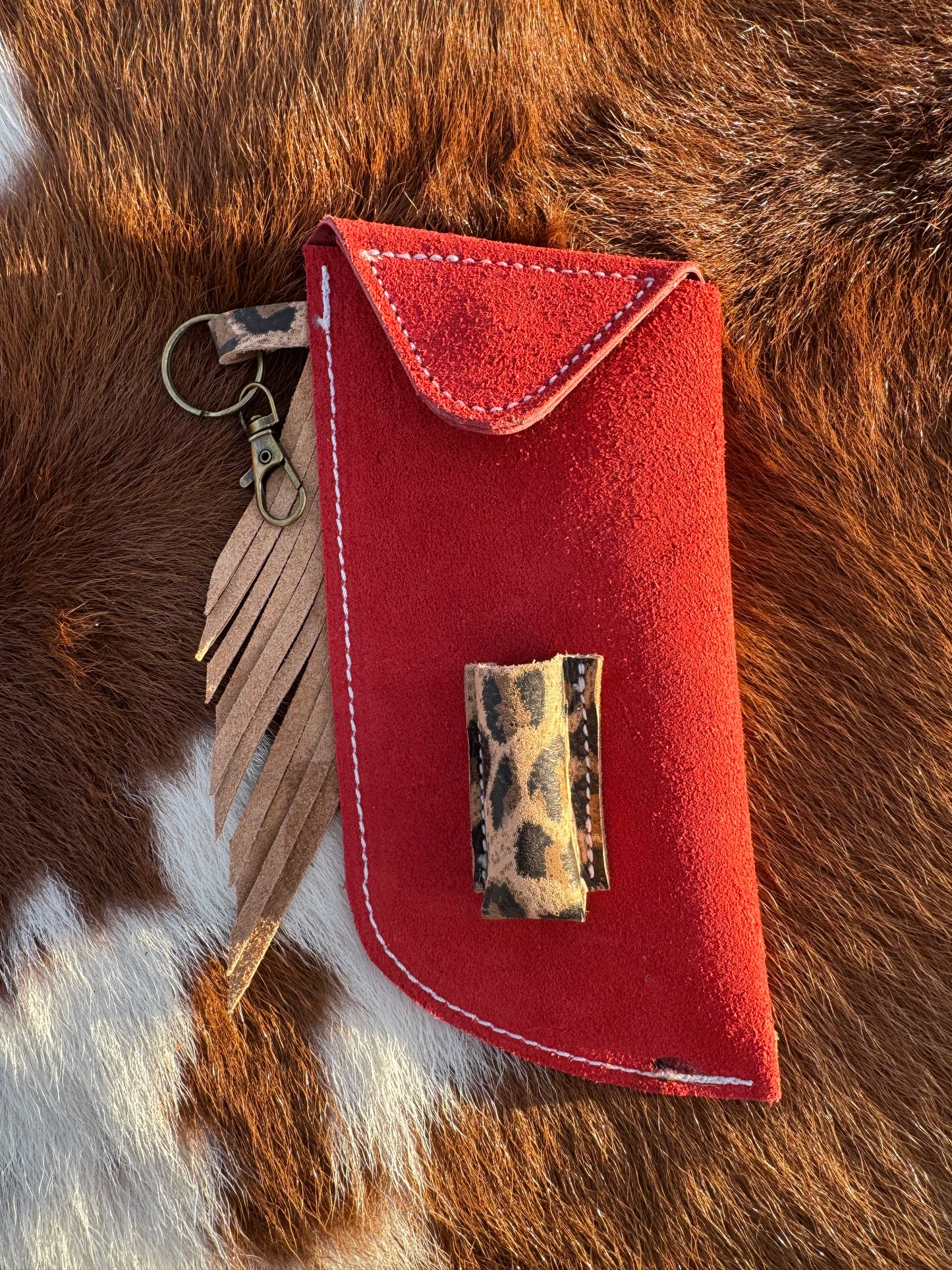 Chap-Stick Sunglass Holder Cherry & Cheetah