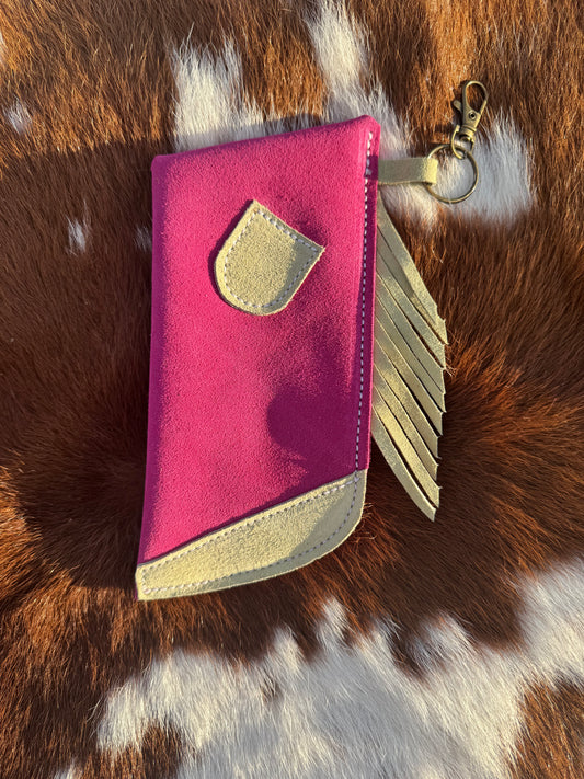 Chap-Stick Sunglass Holder pink & Pistachio