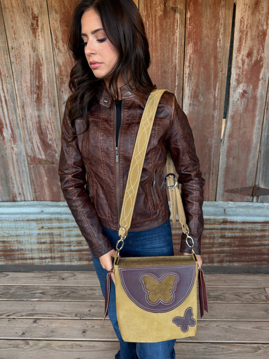 Pistachio and Wine Purse