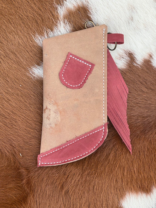Chap-Stick Sunglass Holder Peanut & Maroon