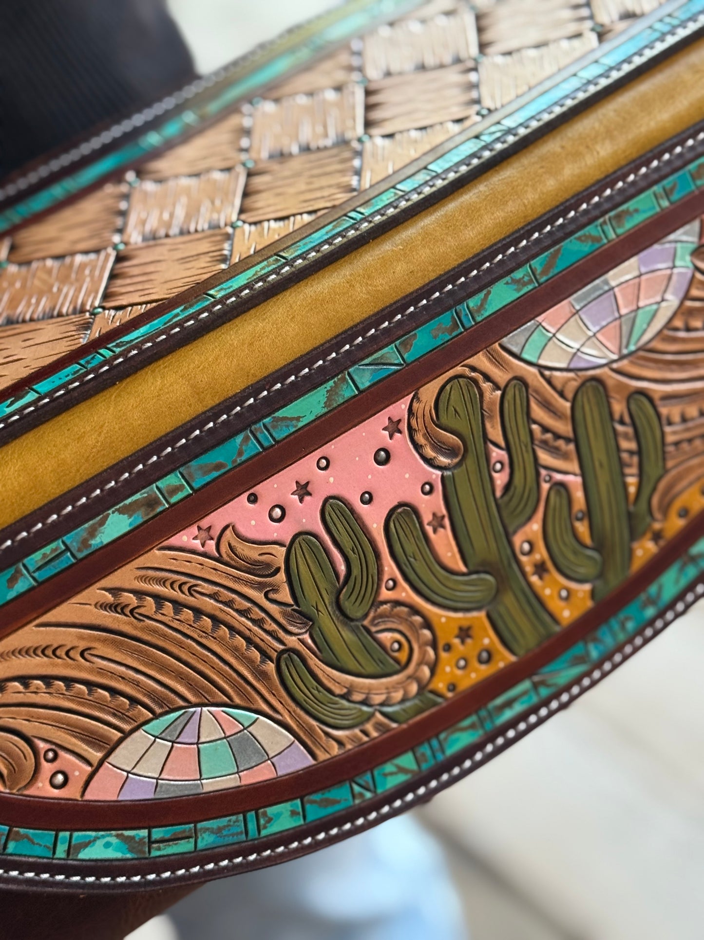 Disco Cactus Makeup Tote