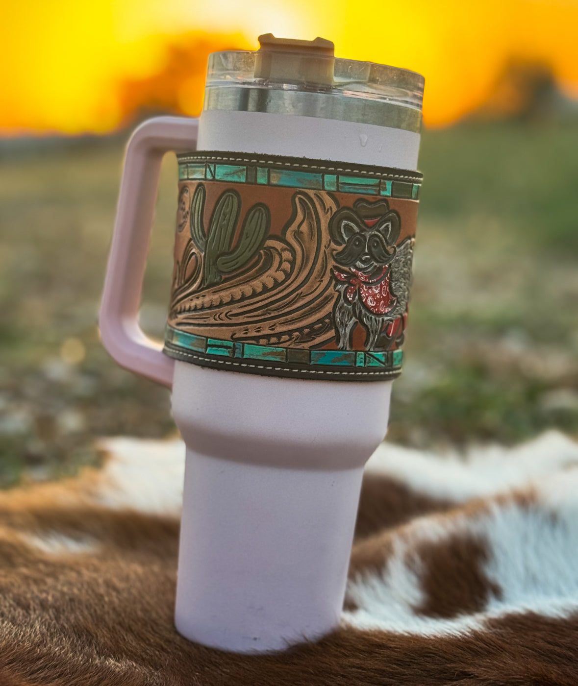 Raccoon 40 oz Tumbler Wrap