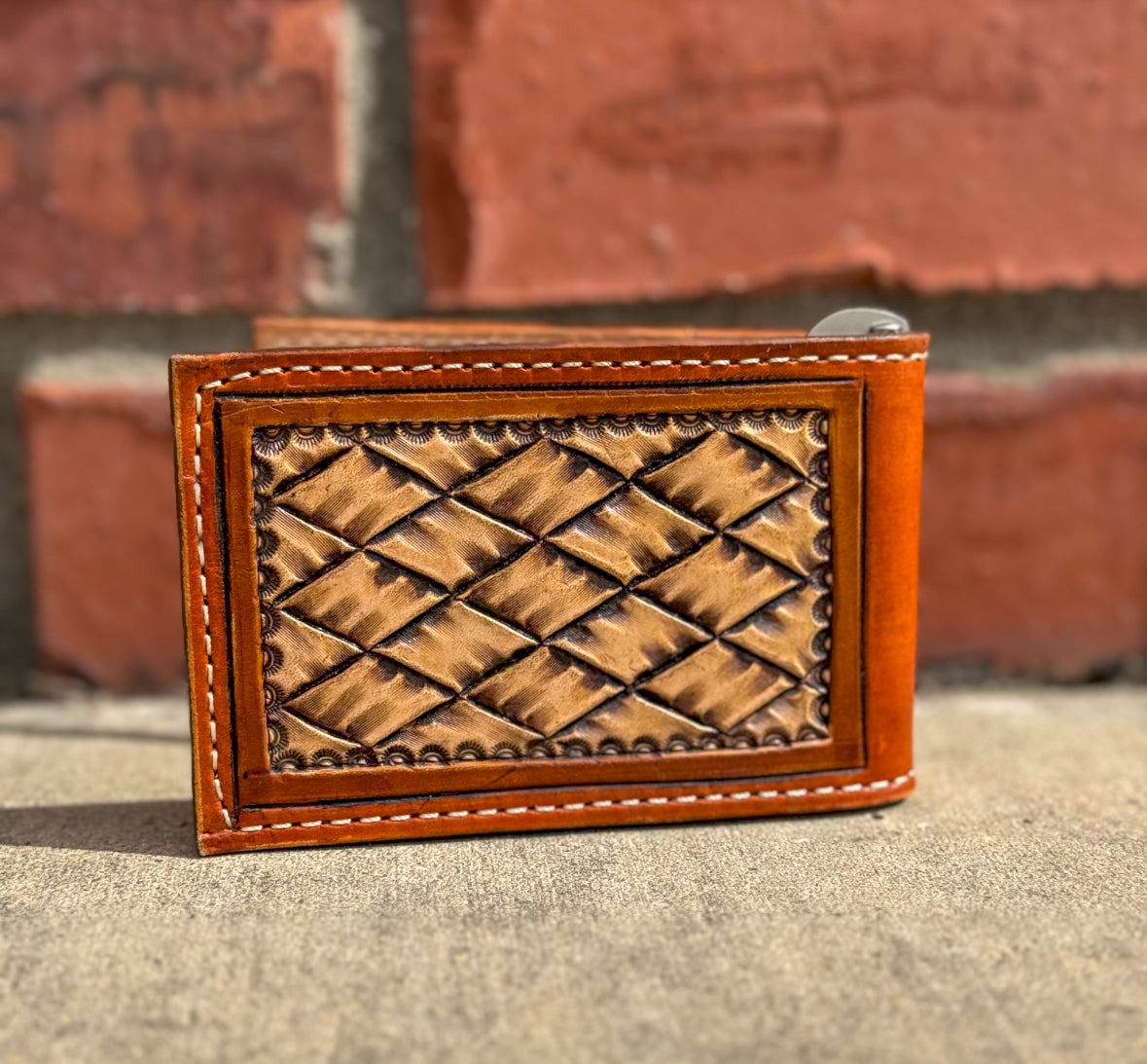 Buffalo Basketweave Wallet