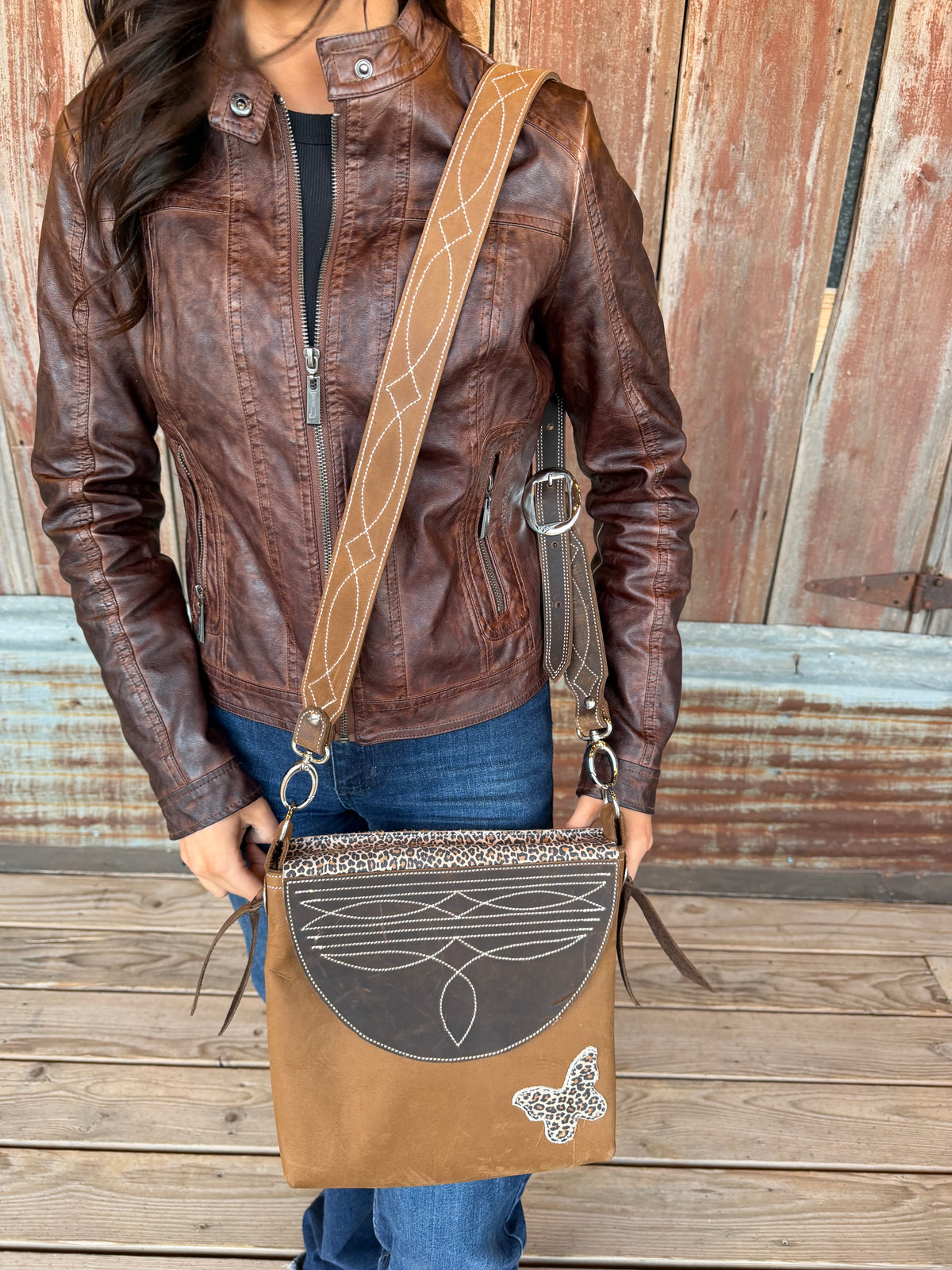 Caramel Toe Bug Purse