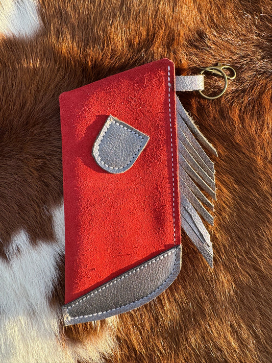 Chap-Stick Sunglass Holder Cherry & Metallic Steel