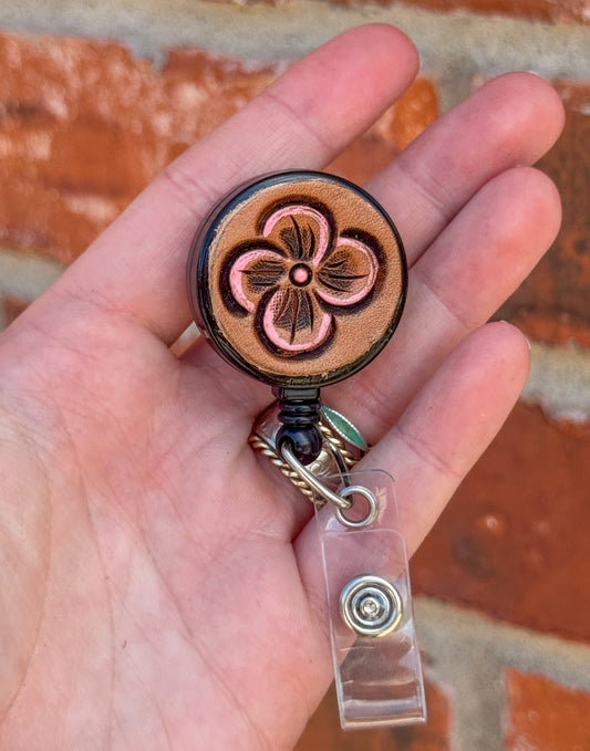 Pink Bloom badge reel