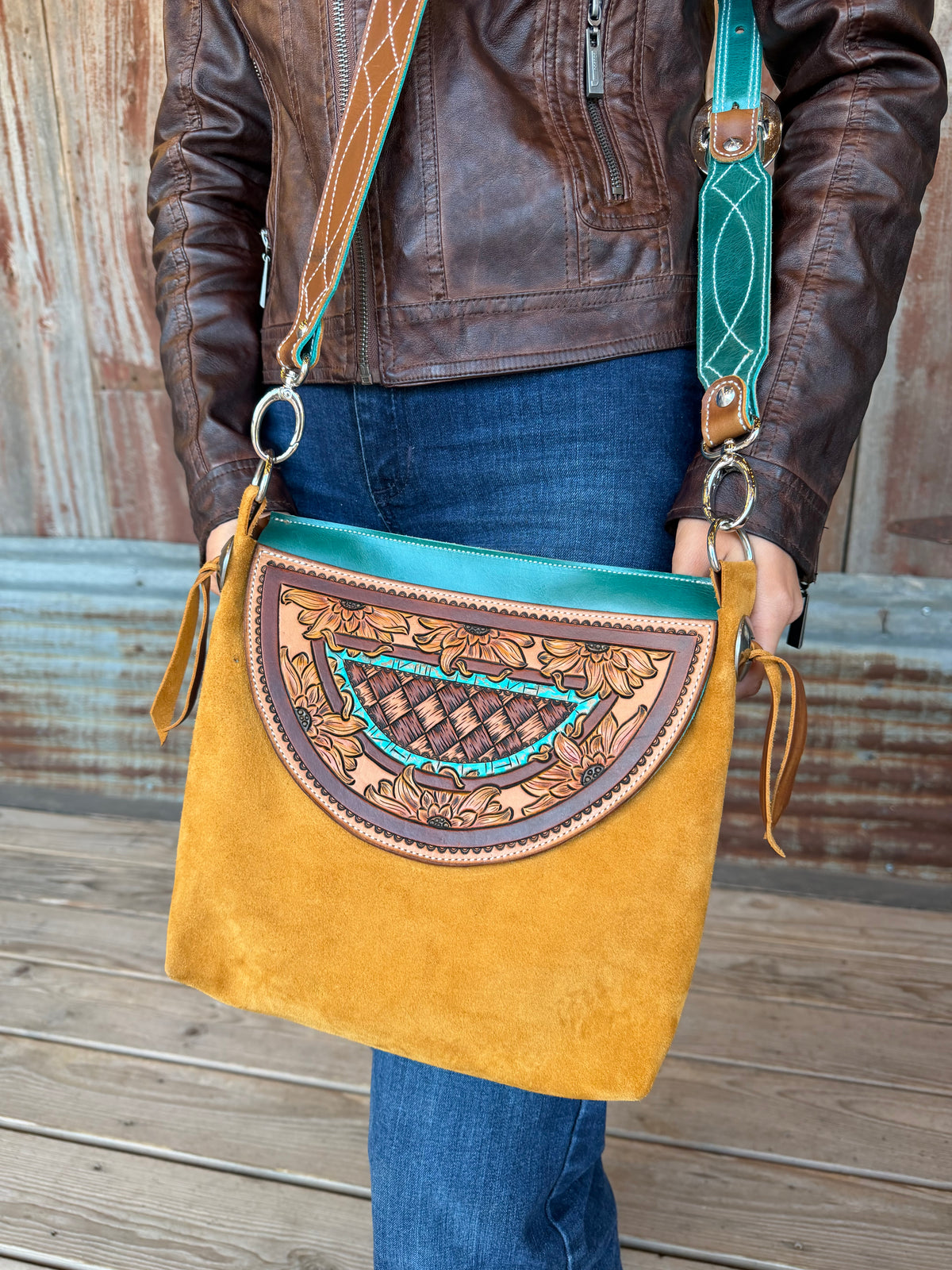 Sunny Basketweave Purse