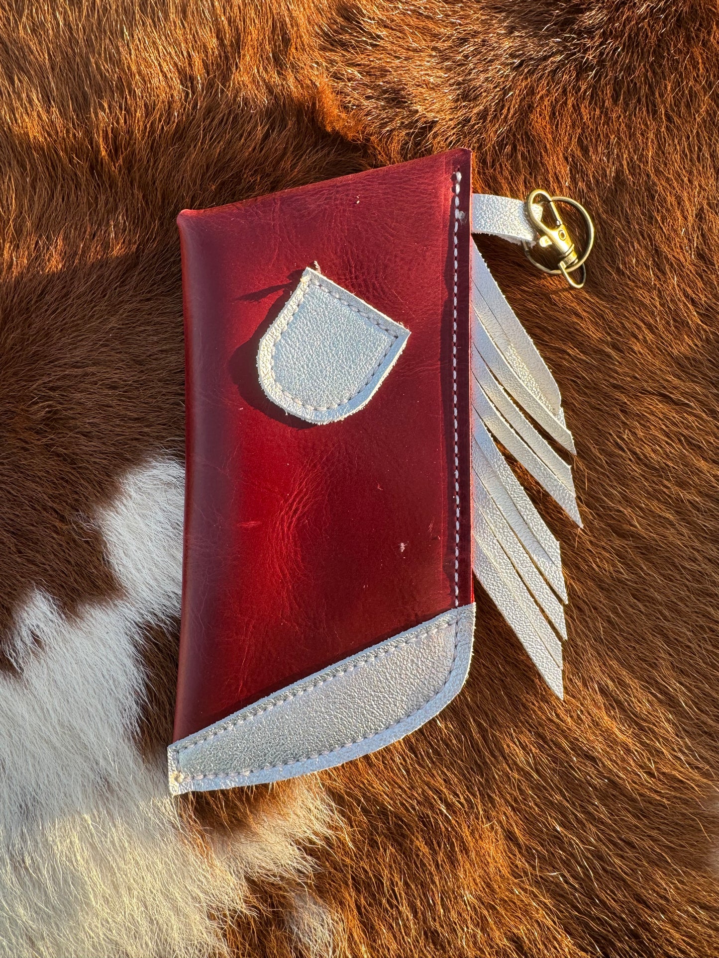 Chap-Stick Sunglass Holder Cherry & Silver