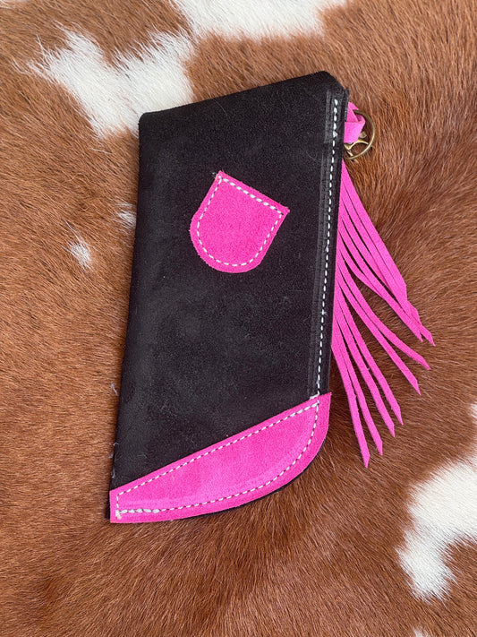 Chap-Stick Sunglass Holder Pink & Black