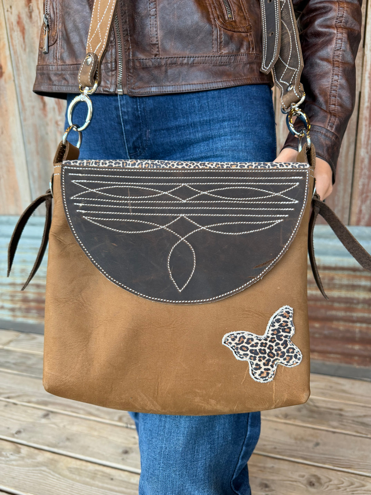 Caramel Toe Bug Purse