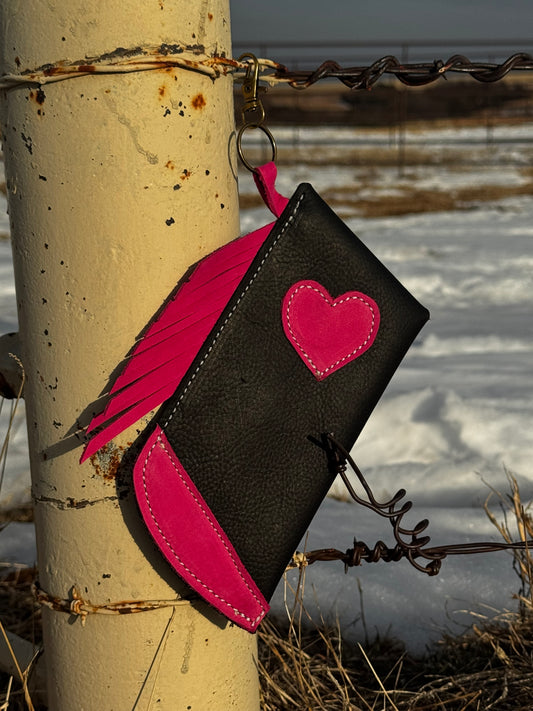 Black and Pink Heart Chap