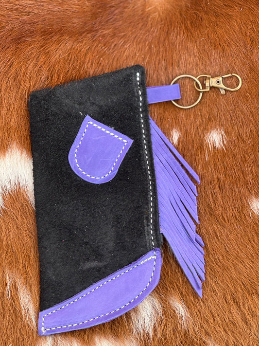 Chap-Stick Sunglass Holder Black & Purple