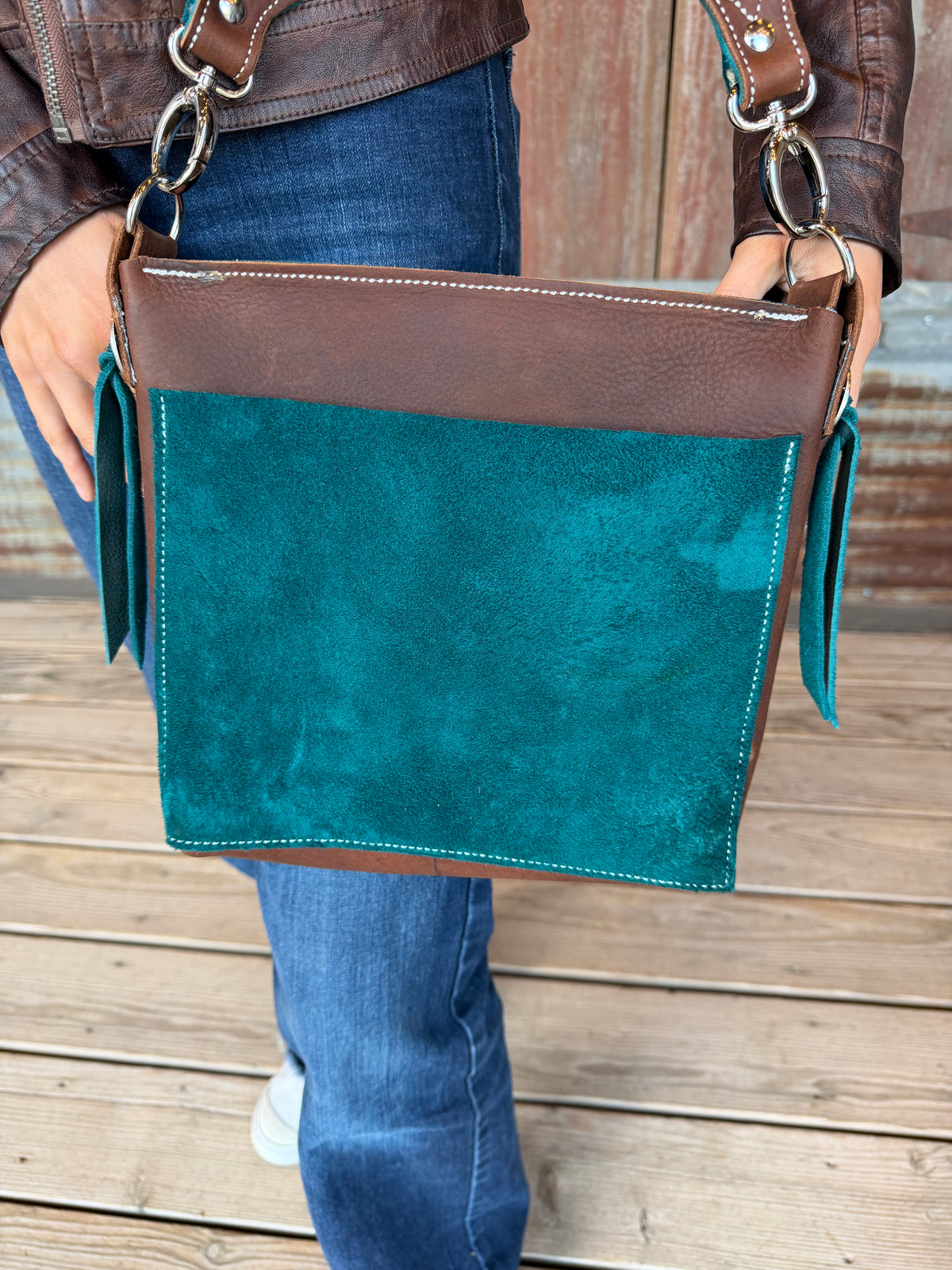 Three Flowers Purse