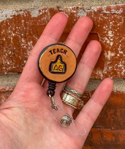 Teach ag badge reel