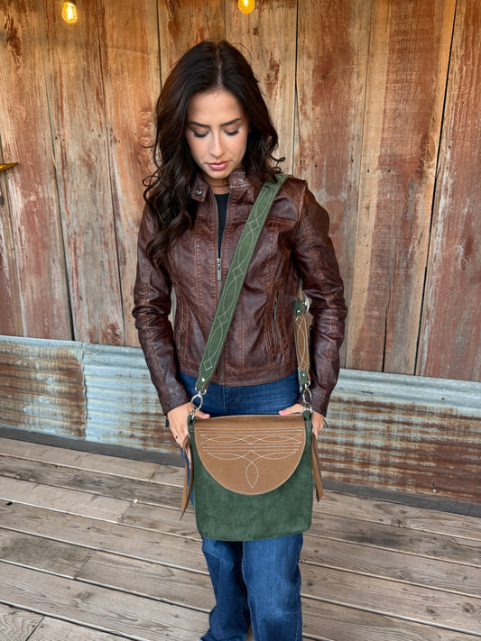 Evergreen Toe Bug Purse