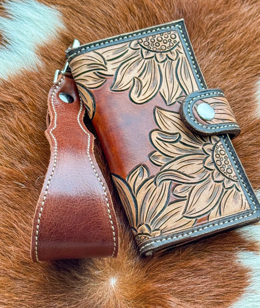 Sunflower Wristlet