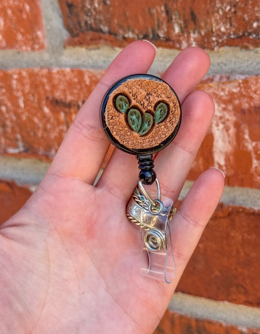 Prickly Pear badge reel