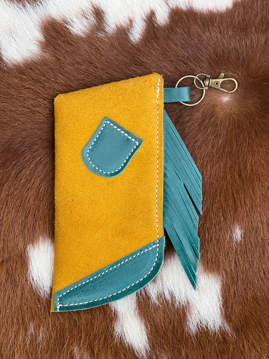 Chap-Stick Sunglass Holder Yellow & Turquoise