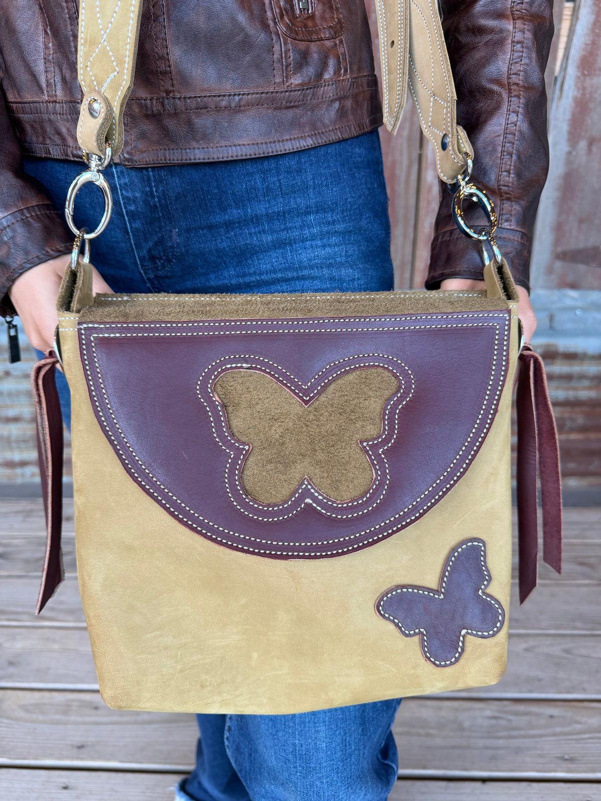 Pistachio and Wine Purse