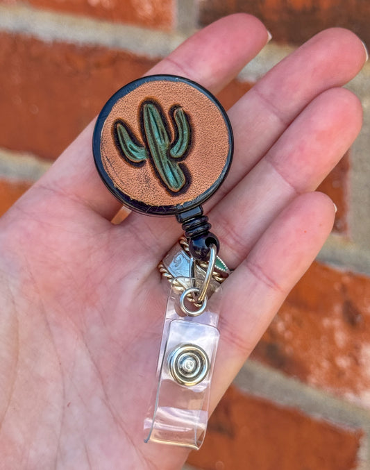 Saguaro badge reel