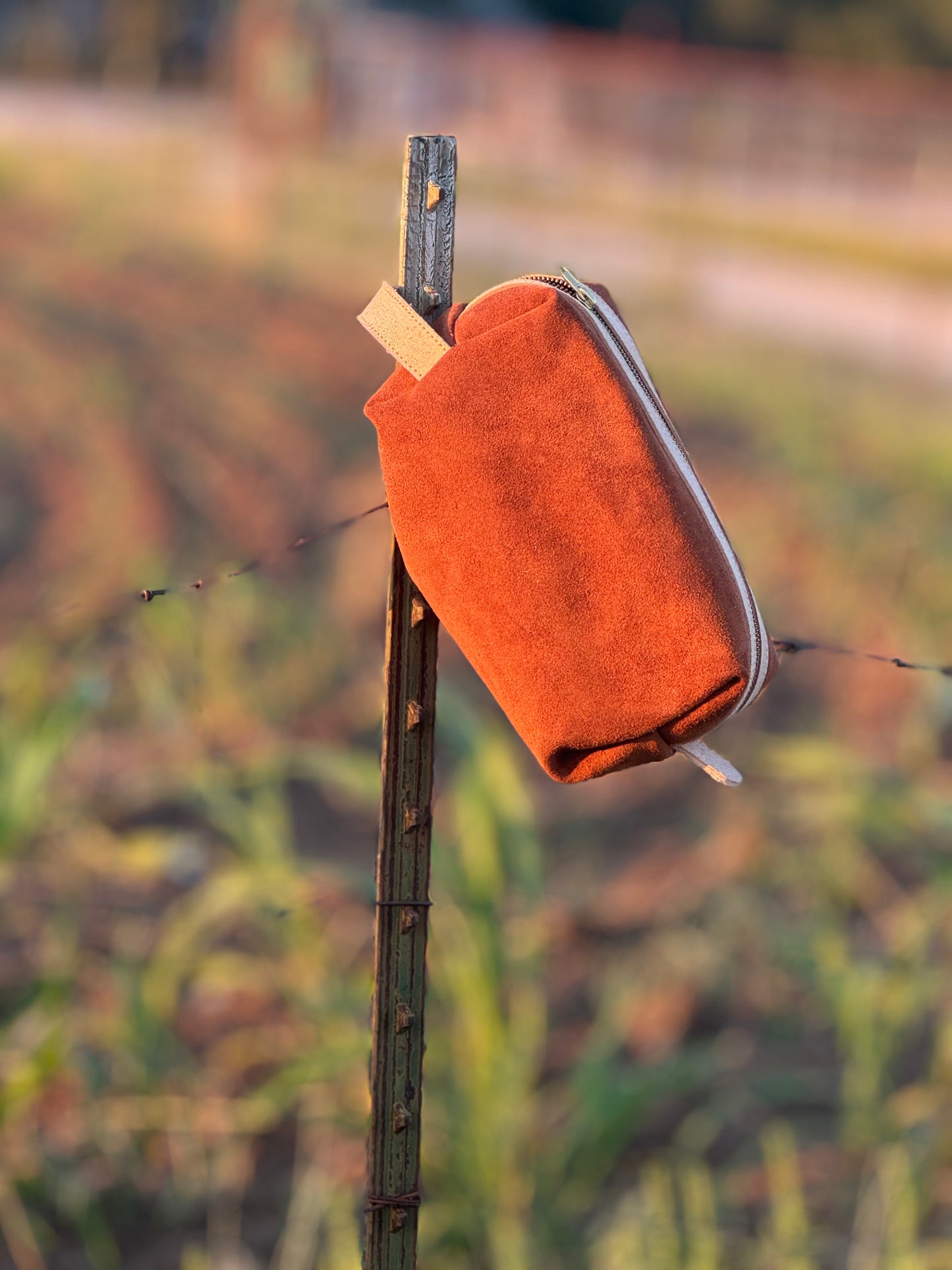 Brown Roughout Dopp Kit