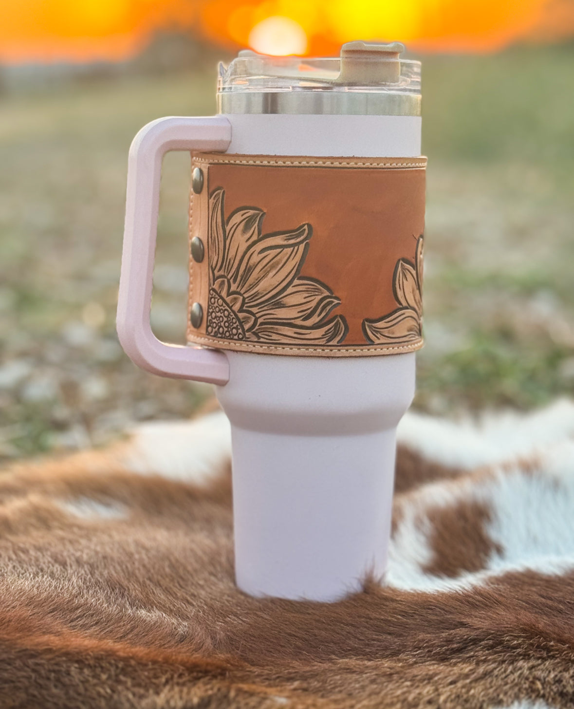 Simple sunflowers 40 oz Tumbler Wrap