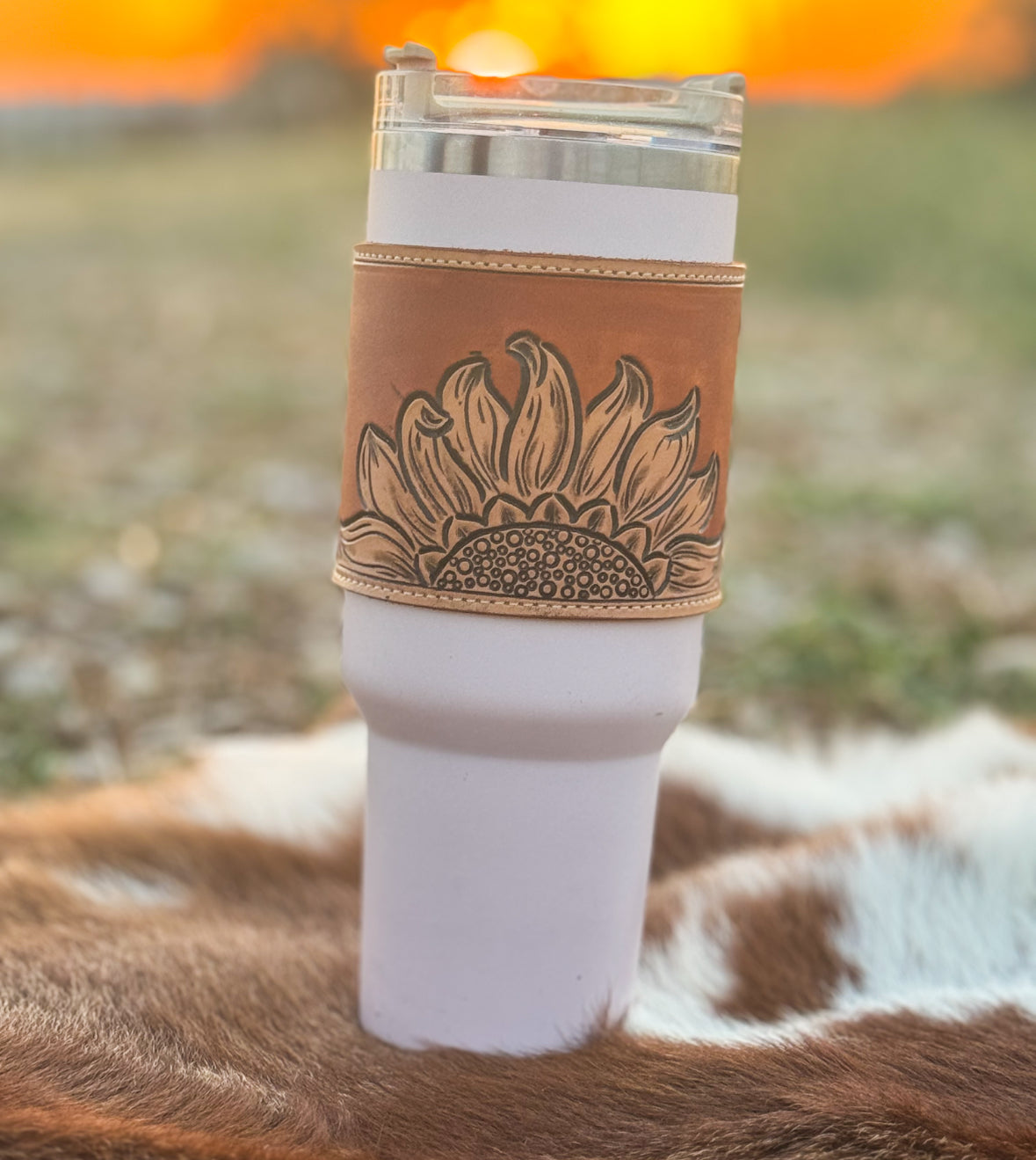 Simple sunflowers 40 oz Tumbler Wrap