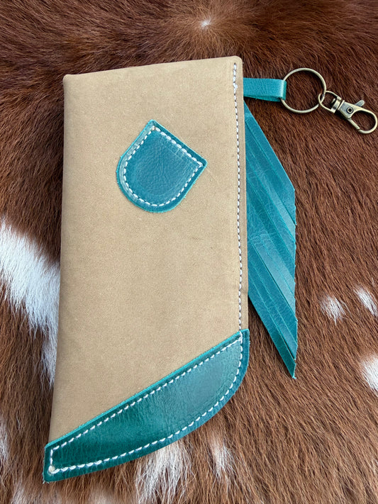 Chap-Stick Sunglass Holder Sage & Turquoise