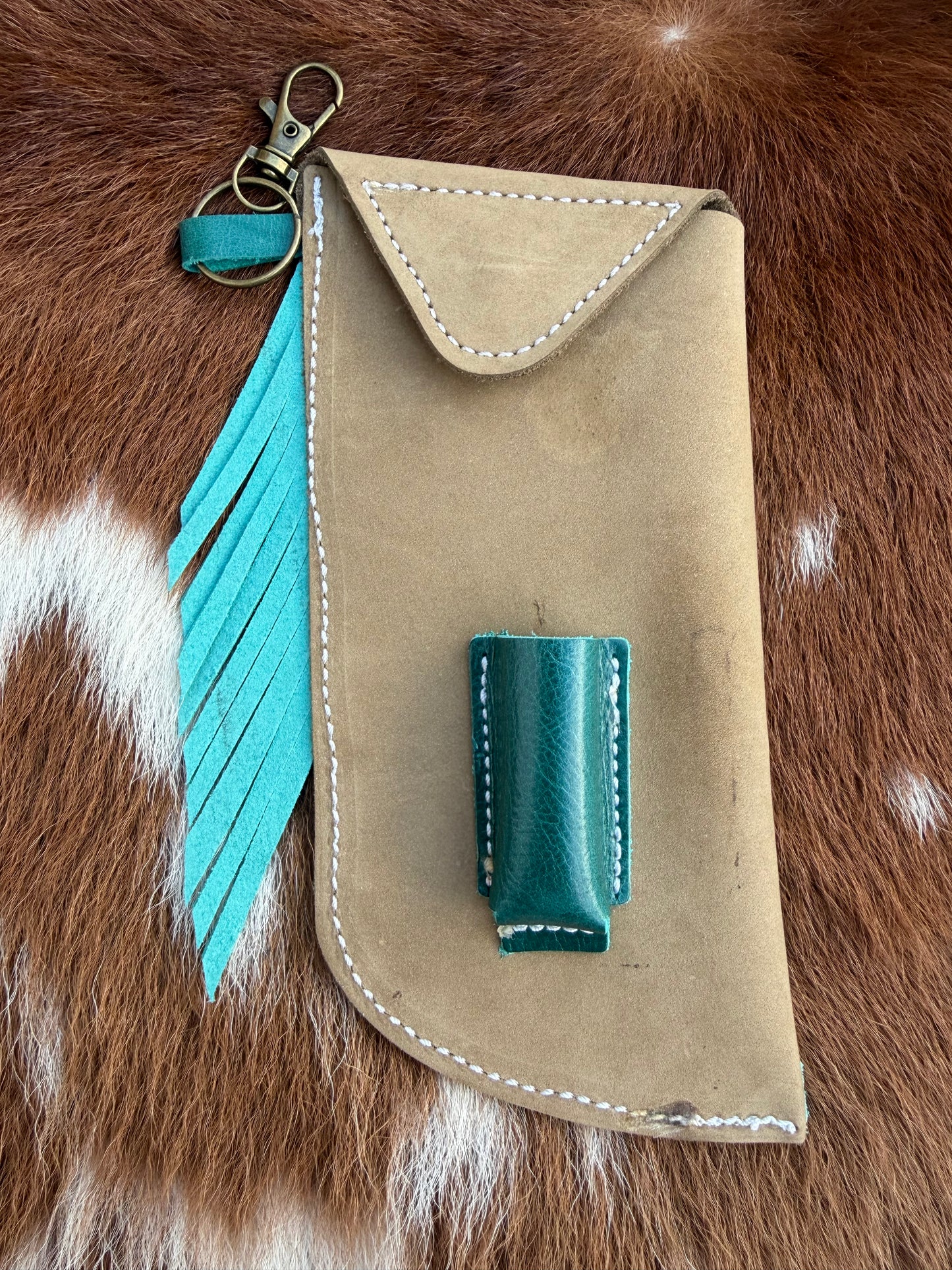 Chap-Stick Sunglass Holder Sage & Turquoise