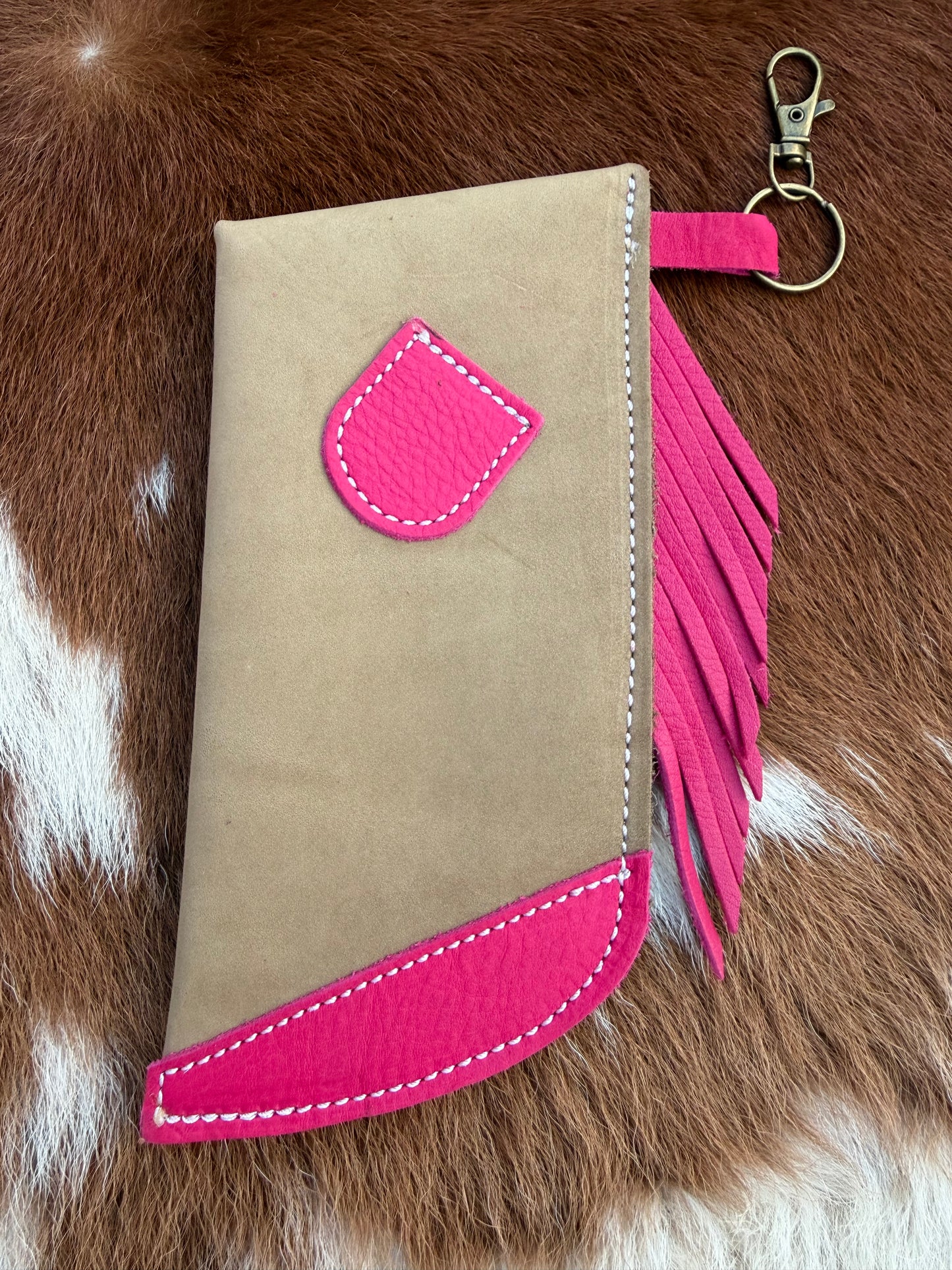 Mini Chap Sage & Hot Pink